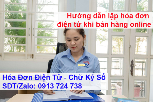 HƯỚNG DẪN LẬP HÓA ĐƠN ĐIỆN TỬ KHI BÁN HÀNG ONLINE