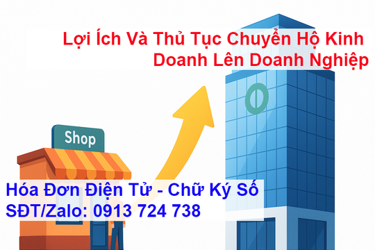 Lợi Ích Và Thủ Tục Chuyển Hộ Kinh Doanh Lên Doanh Nghiệp
