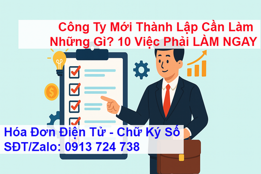 Công Ty Mới Thành Lập Cần Làm Những Gì? 10 Việc Phải LÀM NGAY